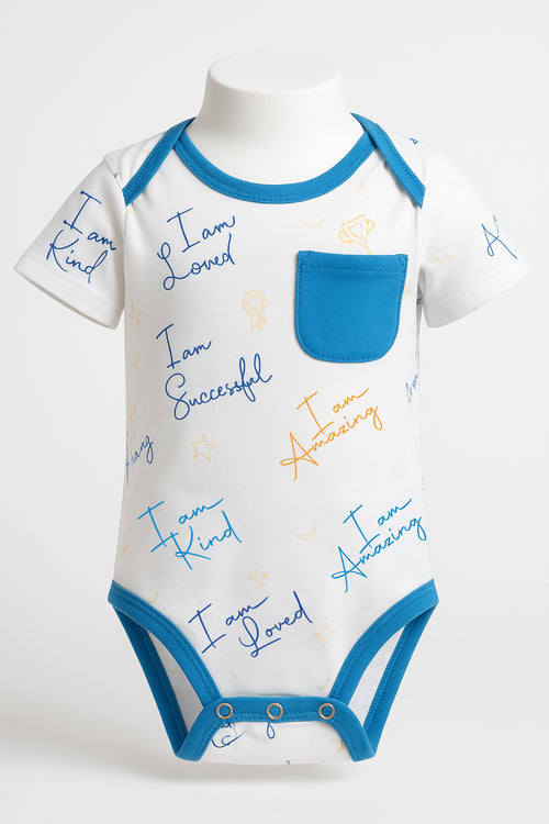 Affirmation Pajama Onesie - Soft, Eco-Friendly Bamboo for Infants and Toddlers
